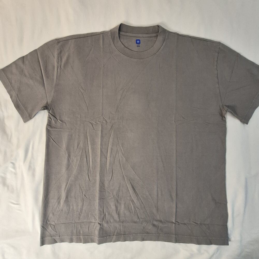 Yeezy Gap H02 T-Shirt Men's X Large Stone Gray Deadstock New